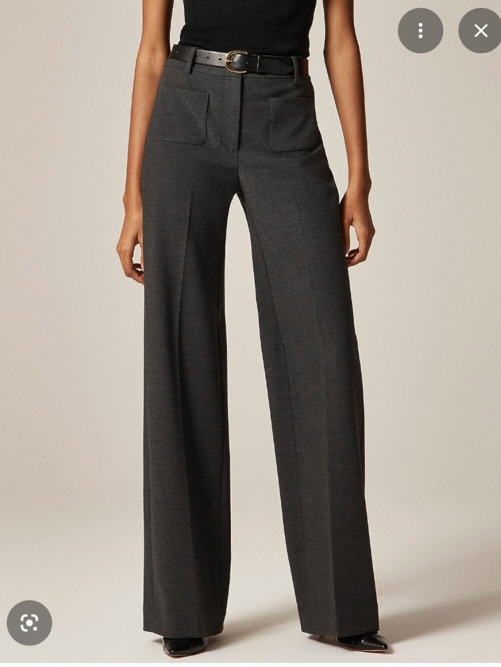 J Crew  Carolina pant in four-season stretch CP150 NWT Size 6 Black